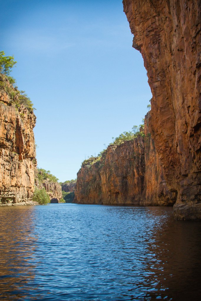 Katherine Canyon - these walls tower of you as you navigate the second gorge.